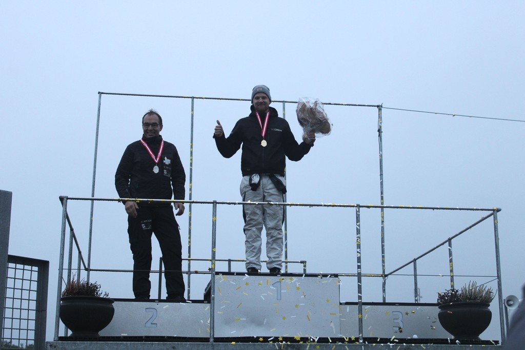 Division 3 podiet 2019 – Nick Stentved og Peder Skipper.
(Foto: JJ Media)